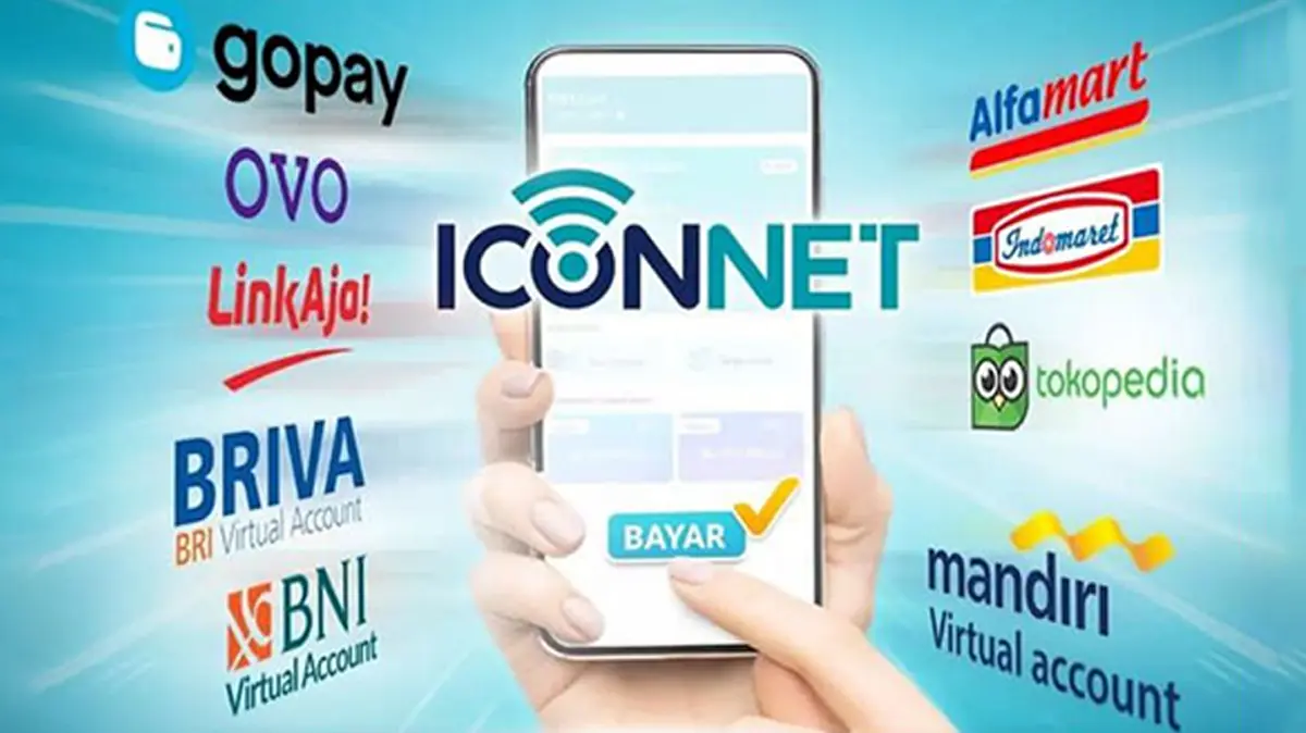 Cara Bayar Iconnet Lewat ATM, MBanking, E Wallet dan Alfamart