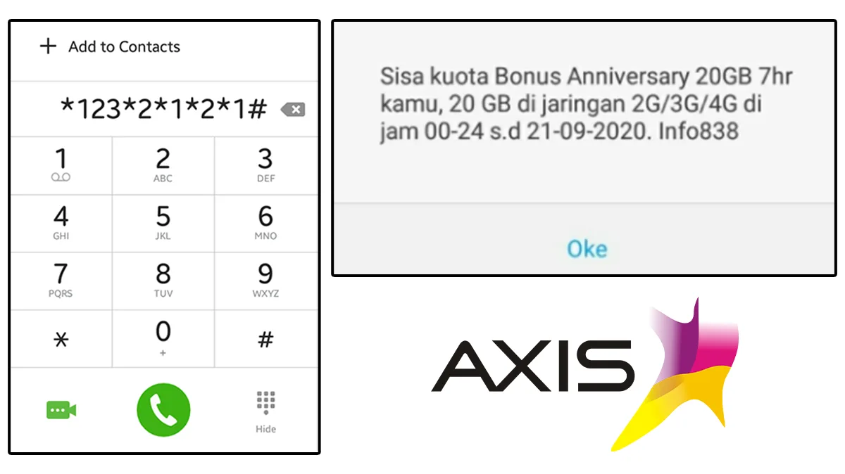 Kode Rahasia Kuota Gratis Axis 20 GB